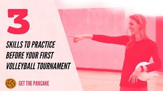 What to Practice BEFORE Your First Volleyball Tournament [upl. by Drolyag]