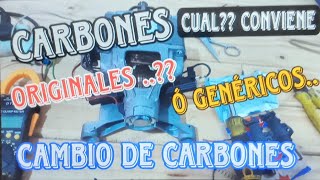 CAMBIO DE CARBONES MOTOR LAVARROPA 👇👇CONSEJOS [upl. by Frodine462]