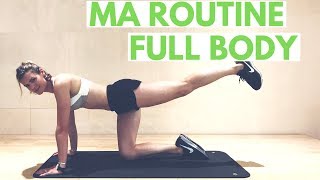 ROUTINE FULL BODY 30 min  sans matériel  by Lucile Woodward [upl. by Eeralav]