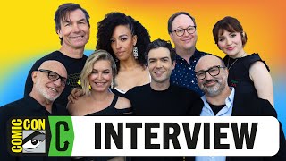 Strange New Worlds and Star Trek Lower Decks Cast Crossover Interview at SDCC [upl. by Ube386]