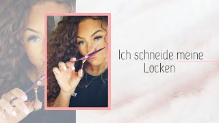 Ich SCHNEIDE meine LOCKEN ✂️ 💇  Cantu Styling Gel 💁  DEVA CURL💕 UNICORN CUT 🦄 [upl. by Baoj]