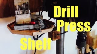 DIY Drill Press Tool Storage Tray [upl. by Chappie]