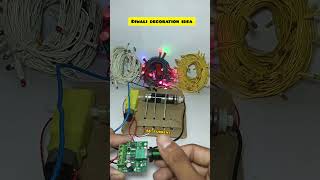 Best decoration light idea for Diwali  AC Current Diwali tech experiment [upl. by Einnhoj]