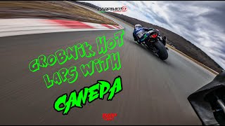 Canepa in Rijeka 2023 with Fritz Few hot laps Yamaha R1 Grobnik EWC [upl. by Assed]