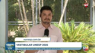 Unesp abre inscrições para vestibular 2025 [upl. by Farnsworth]