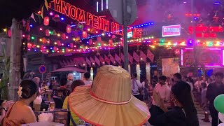 Cambodia 🇰🇭 independent travel at Phnom Penh NightLife Restaurants amp Bars Street 24hours7Days [upl. by Vaclava132]