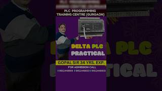 DELTA PLC PROGRAMMING PRACTICAL। plc delta deltaplc automation shorts [upl. by Yasmeen]