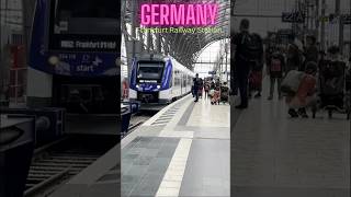 GERMANY 2 of 26 countries tour Frankfurt Railway Station [upl. by Lraep]