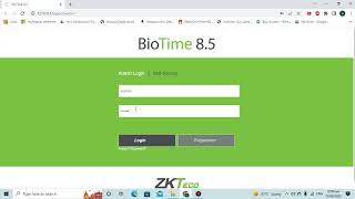 ZKTeco Biotime 8 5 Installation [upl. by Asilenna]