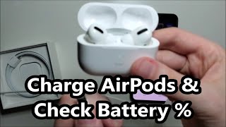 How to Charge AirPods Pro amp Check Battery [upl. by Koral]