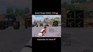 Quick scope switch trick🔥  BGMI 31 update  Aman Gamerz  viral bgmi shorts [upl. by Setarcos569]