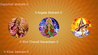 Devi Kavacham  Argala Stotram  Kilak Stotram  Devi Saptashati  Sanskrit with English Subtitles [upl. by Munmro930]