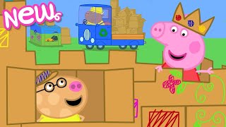 Peppa Pig Tales 🏰 Building A Cardboard Castle 🖍️ BRAND NEW Peppa Pig Episodes [upl. by Yarled]