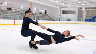 Olympic Bronze Medal Ice Dancers skate to JanetJackson Madison Hubbell amp Zachary Donohue [upl. by Sheeran462]