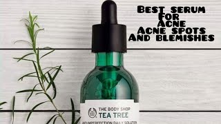 the body shop tea tree antiimperfection daily solution review [upl. by Zetnwahs]