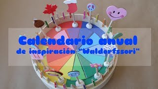 Cómo hacer un calendario Waldorf  Montessori [upl. by Domella]