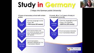 ISL Germany  a guide to studying in Germany [upl. by Enaej154]