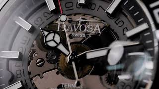 The Art of Swiss Watchmaking Davosa Swiss Ternos Pro Nebulous Automatic Watch [upl. by Horacio]