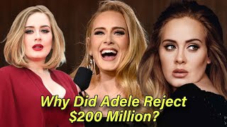 Adele Turns Down 200 Million Deal to Focus on Family After Announcing Music Break [upl. by Ahsilahs428]