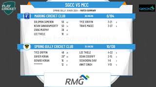 Spring Gully DIV 3 v Marong DIV 3 [upl. by Straus38]