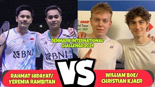 Rahmat HidayatYeremia Rambitan vs William Kryger BoeChristian Faust Kjaer  DENMARK IC 2024  R16 [upl. by Missy]