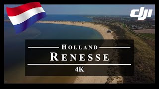 Relaxing Renesse 🇳🇱 Drone Aerial 4K  Holland Netherlands Nederland [upl. by Kerrison777]