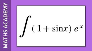 How to Integrate 1  sinxex using Integration by Parts [upl. by Anestassia]