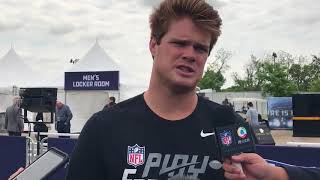 Sam Darnold on looking up to Kobe Bryant growing up [upl. by Winwaloe]