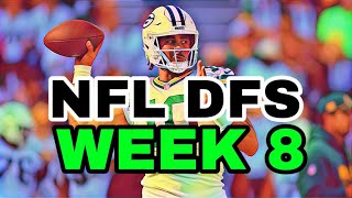 NFL DFS Week 8 Main Slate  Top Picks for DraftKings amp FanDuel [upl. by Akcirederf]