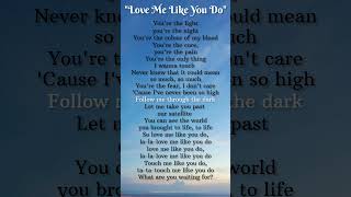 quotLovemelikeyoudoquotEllieGouldingRequestedsonglyricsytshortsLovemelikeyoudo [upl. by Nyrahtak648]