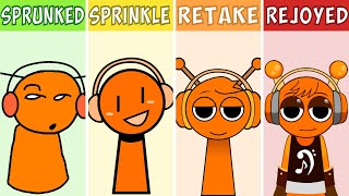 Incredibox Sprunki ALL SOUNDS  Sprunked VS Sprinkle VS Retake VS Rejoyed [upl. by Neyuh]