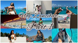 LETS GO TO ZANZIBAR PART 1SOUTH AFRICAN YOUTUBER [upl. by Reynard49]