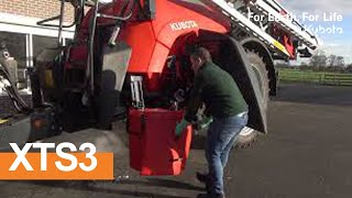 XTS3 Kubota Cropcare Sprayer  Induction bowl with liquid  2019 [upl. by Elisabeth]