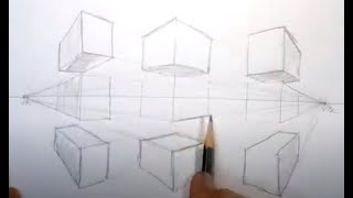 How To Draw 2 Point Perspective For Beginners [upl. by Wightman]