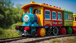 Color Train  Wheels on the Train  Baby Nursery Rhymes Train Song Dance  Dance Party amp Kids Songs [upl. by Hanan]