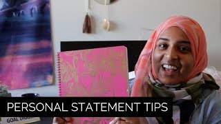 2018 PTCAS PERSONAL STATEMENT TIPS [upl. by Rednasela]