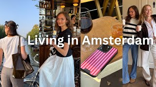 Living in Amsterdam  vlog visa amp life updates cafes in Amsterdam [upl. by Nyrehtak]