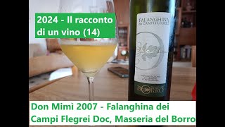 2024Il racconto di un vino 14Don Mimì 2007 Falanghina dei Campi Flegrei Doc Masseria del Borro [upl. by Doralynn]