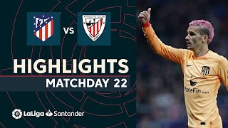 Resumen de Atlético de Madrid vs Athletic Club 10 [upl. by Joby924]