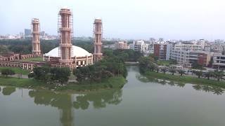 Aerial View of Nirjhor Residential Area Dhaka Cantonment  Bangladesh [upl. by Ynolem]