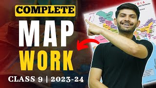 Complete Map Work for Class 9th  Secure your 5 Marks in 38 min  Class 9th SST 202324 [upl. by Alleuol611]