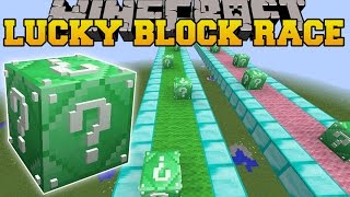 Minecraft INSANE EMERALD LUCKY BLOCK RACE  Lucky Block Mod  Modded MiniGame [upl. by Ikilisav]