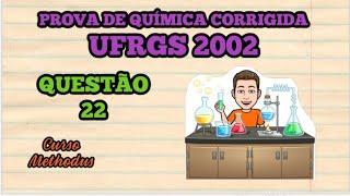 22 de 2002 da prova de química da UFRGS  No processo de fluoretação da água para abastecimento [upl. by Neelloc]