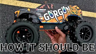 Arrma Gorgon 3s BLX Speed Run amp Parts Breakdown [upl. by Dorison61]