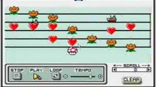 Mario Paint  Moon Level theme from Duck Tales NES [upl. by Giarc]