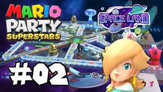 Mario Party Superstars  02 Space Land Master15 TurnsClassic Bonus [upl. by Anoynek466]