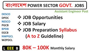 Power Sector Govt Job Opportunities amp Preparation Syllabus Guideline for Assistant Engineer EEE [upl. by Lindie]