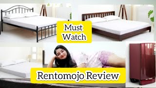 Rentomojo Furniture amp Appliance Review  Full Information Rentomojo Reviews  Rental Bed and Fridge [upl. by Rosenberg]