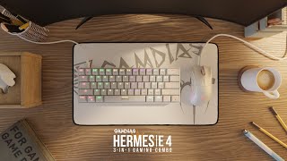 GAMDIAS HERMES E4 3IN1 COMBO  ELEGANT AESTHETICS BRILLIANT PERFORMANCE [upl. by Retsevel]