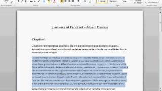 tutoriel Word 2010  Selection et suppression [upl. by Torbart]